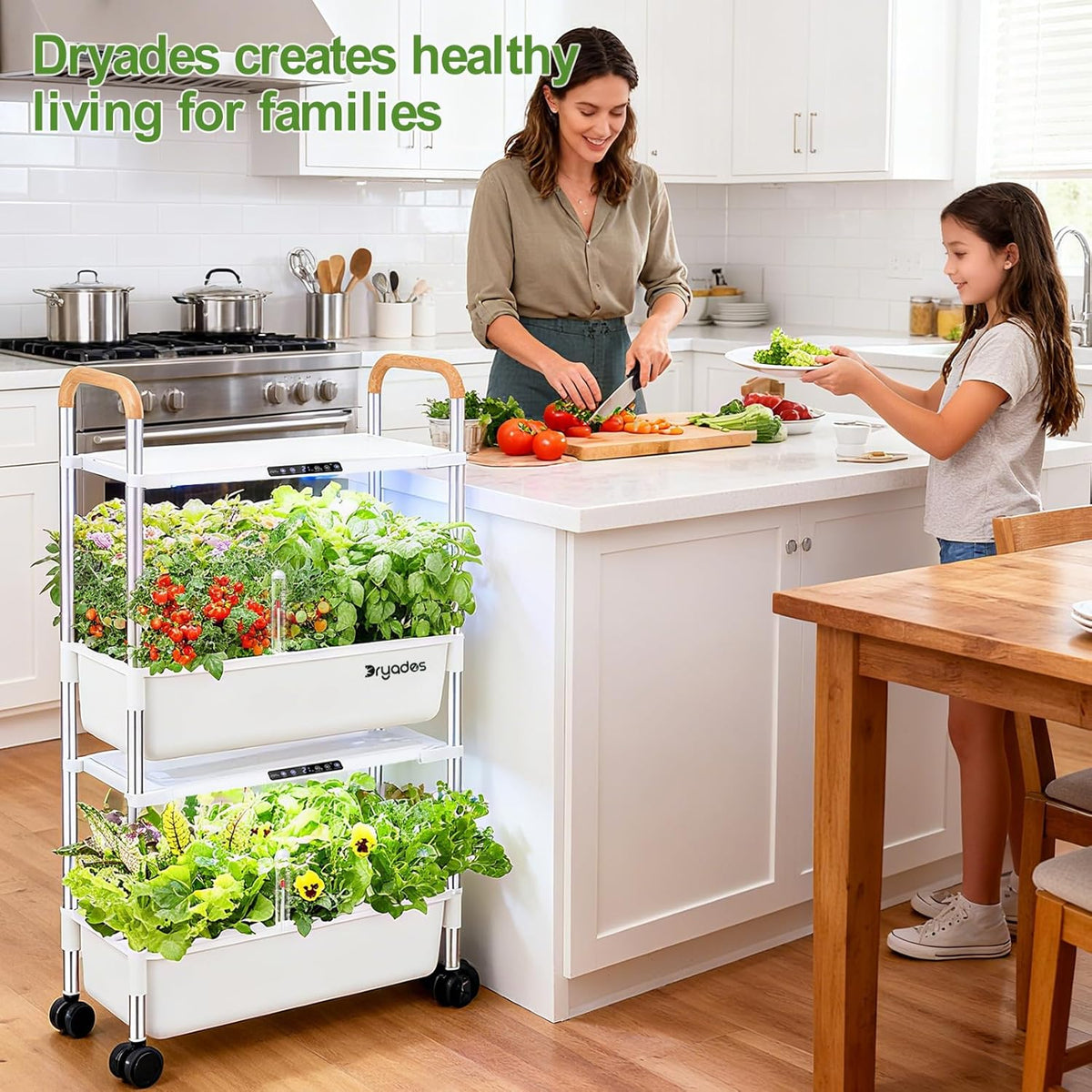 Twin 6.3 gallon tanks give 12.7 gallons of total capacity so you refill far less often than on a countertop system.