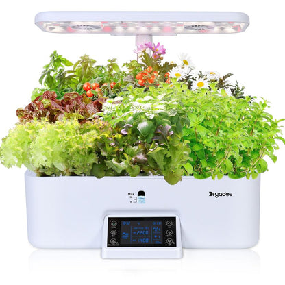 Dryades Z208 17 Pods Herb Garden Planter Kitchen Hydroponic Systerm