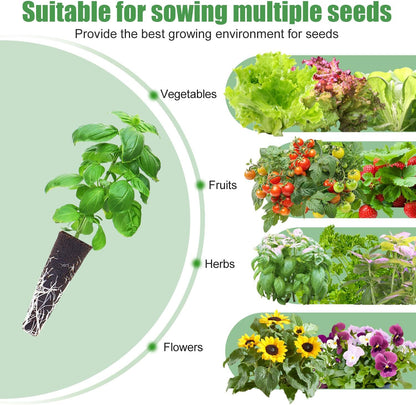 Dryades Hydroponic Grow Sponges with Seeds,Compatible with Aerogarden