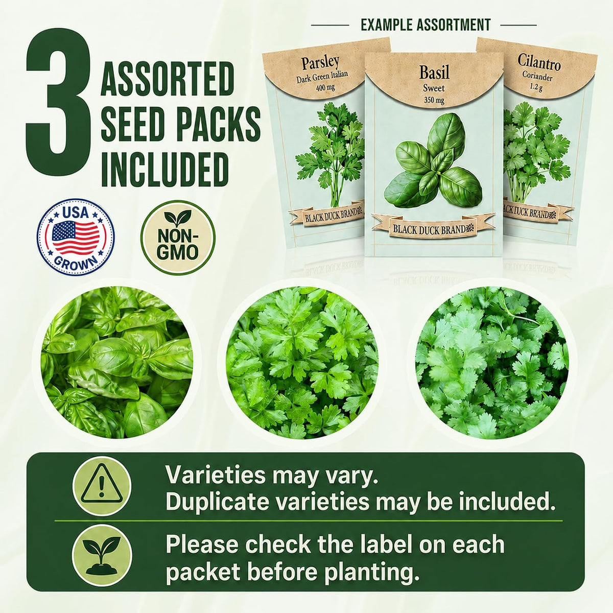 Dryades Hydroponic Grow Sponges with Seeds,Compatible with Aerogarden