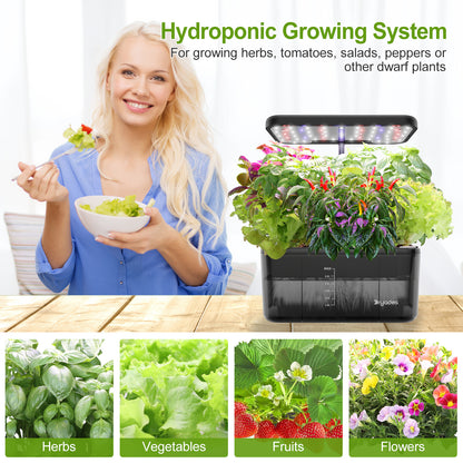 DRYADES  Growing Systerm with 8 Pods Countertop with LED Light-Z223
