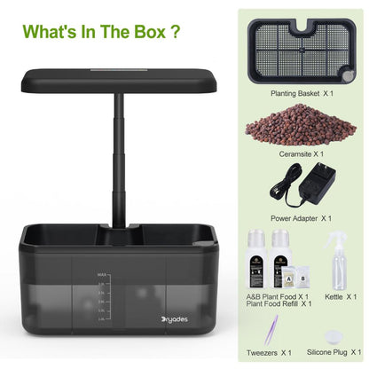 DRYADES  Growing Systerm with 8 Pods Countertop with LED Light-Z223